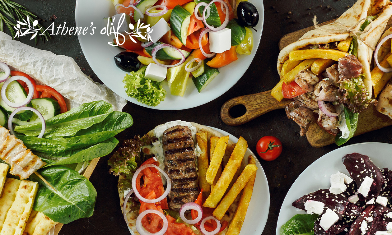 Griekse mixed grill bij Athene's Olijf in hartje Delft