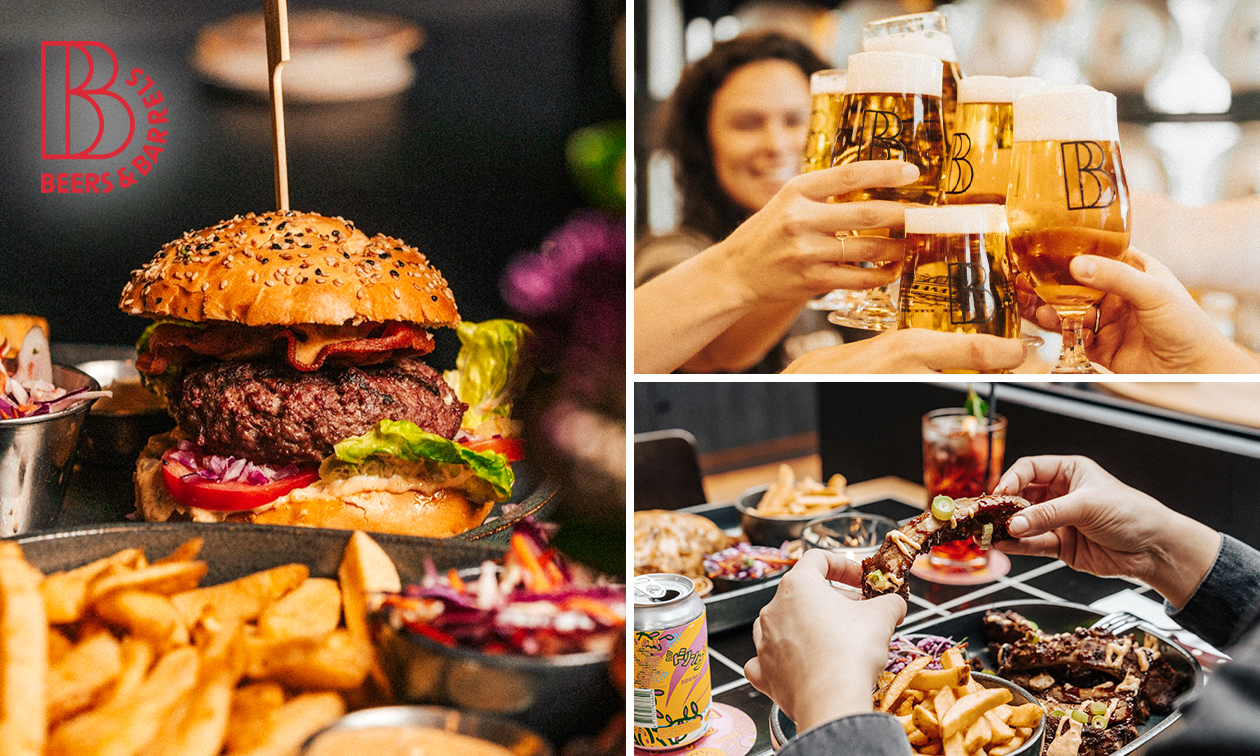 3-gangen keuzediner bij Beers & Barrels in hartje Utrecht