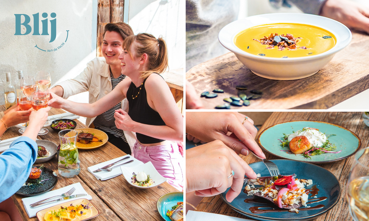 2-gangen keuzelunch bij Blij aan de Vecht