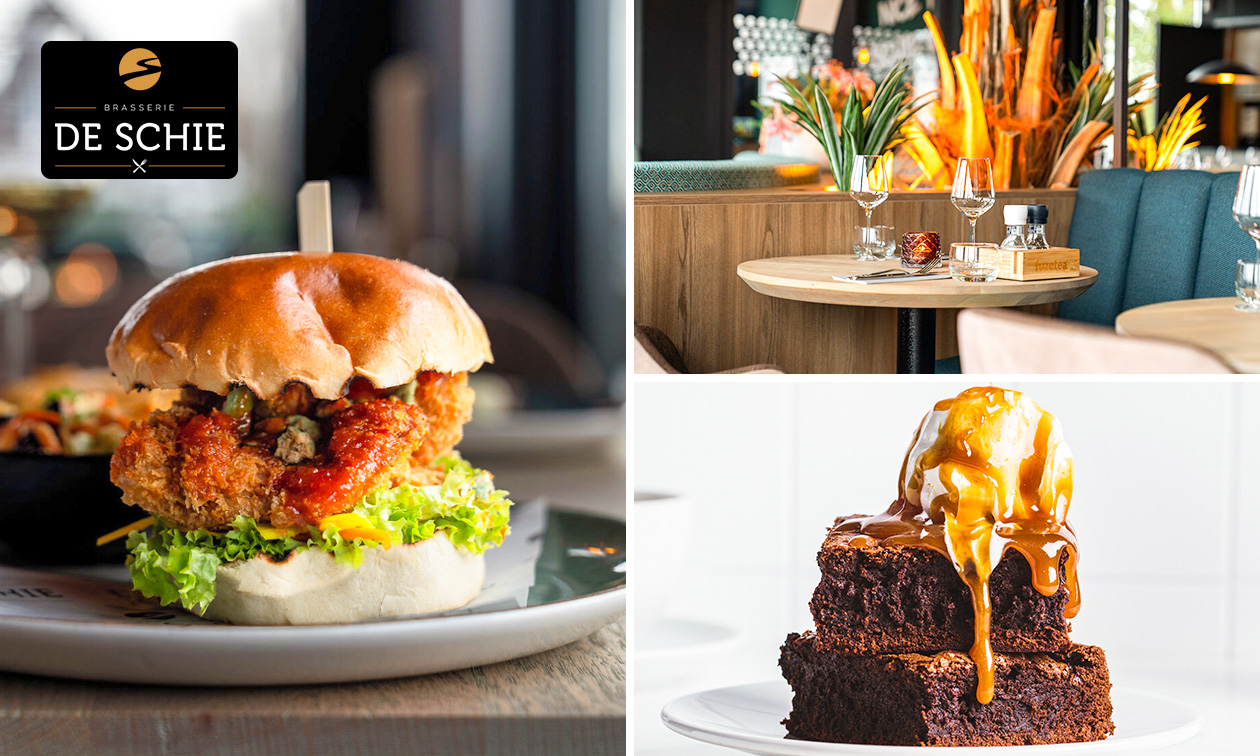 3-gangen keuzediner bij Brasserie De Schie