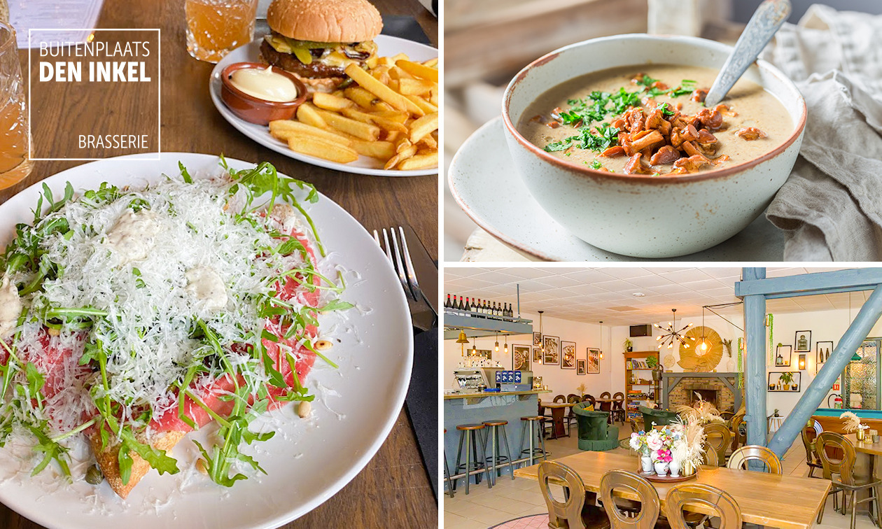 2-gangen keuzelunch bij Brasserie Den Inkel