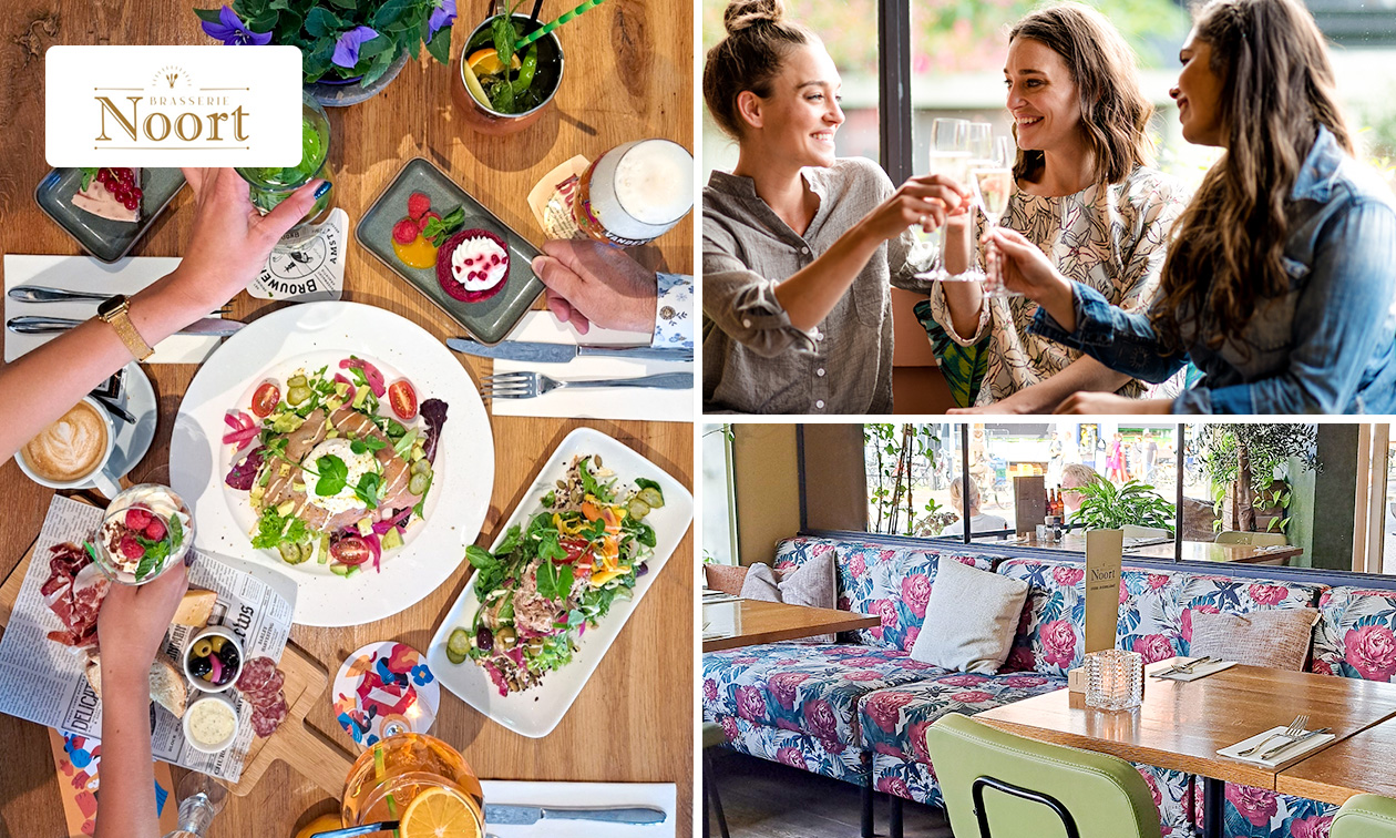 2-gangenlunch of high wine bij Brasserie Noort