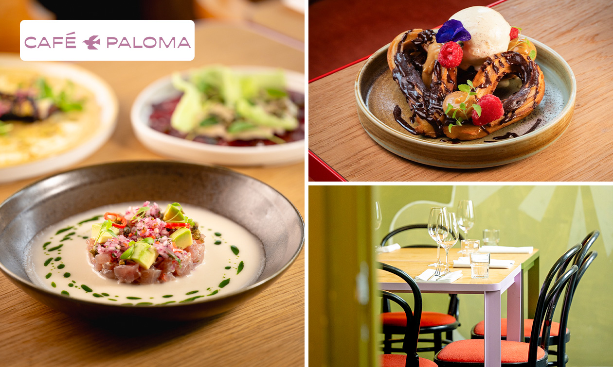 2- of 3-gangendiner à la carte bij Café Paloma
