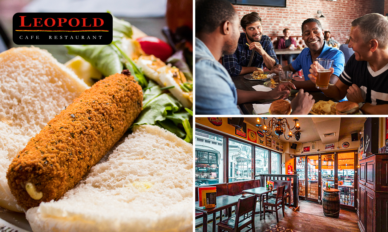 2- of 3-gangen keuzelunch bij Café Restaurant Leopold