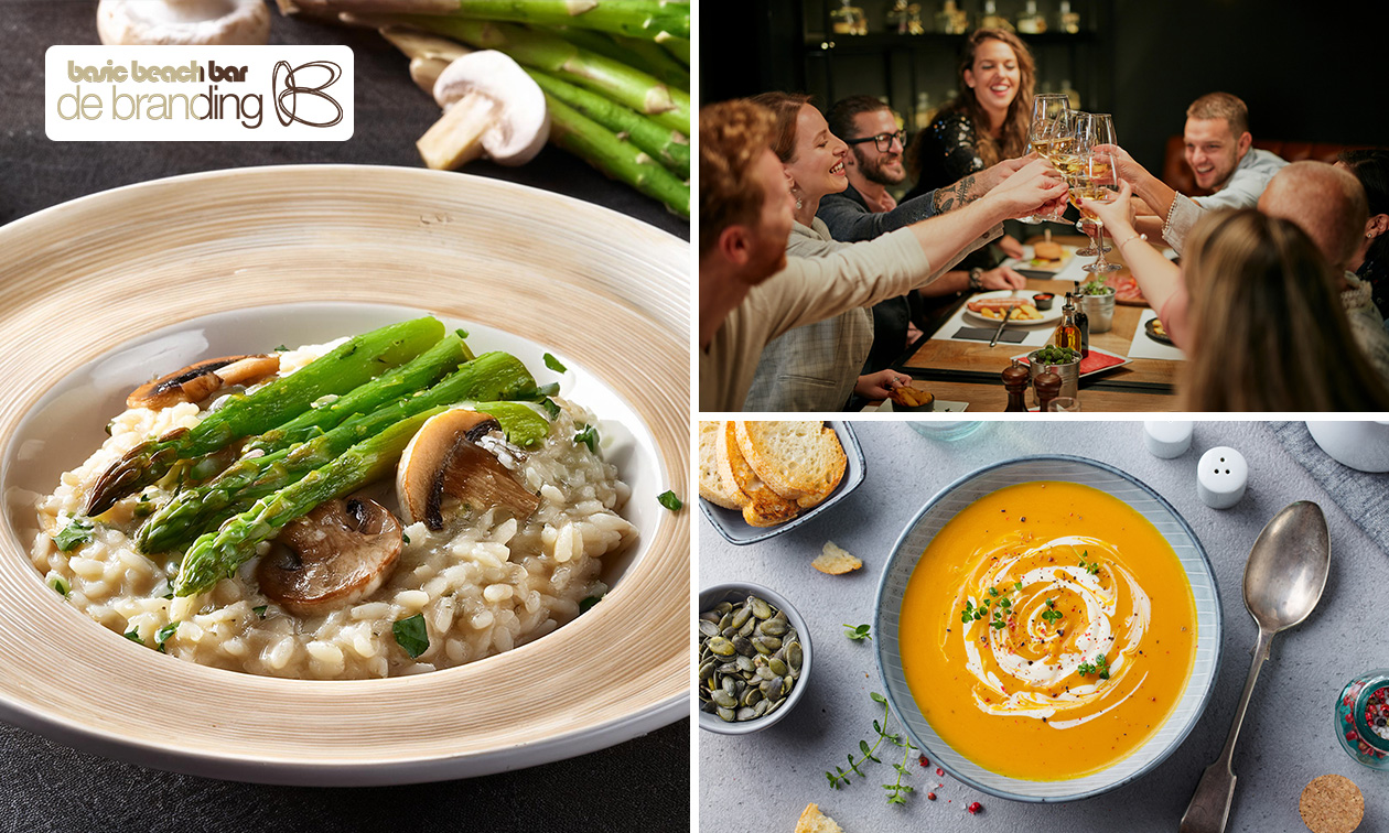 3-gangen keuzediner bij De Branding