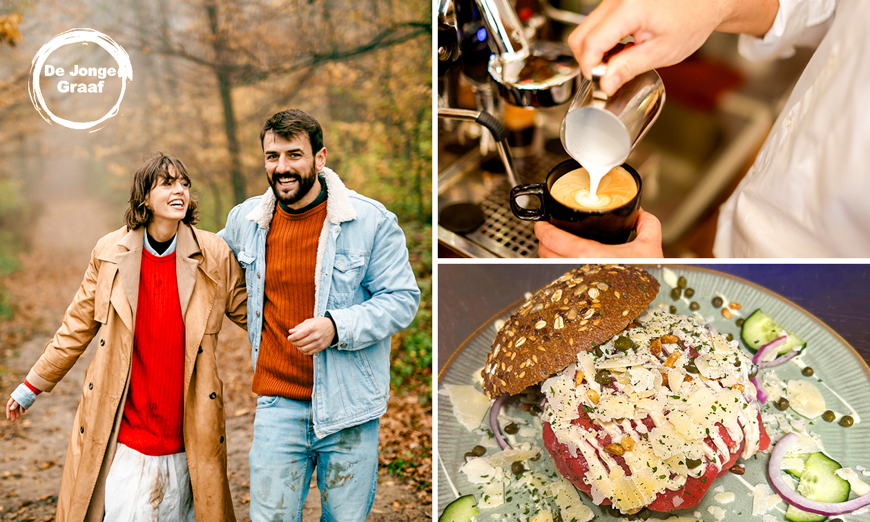 Compleet wandelarrangement incl. warme drank + lunch bij De Jonge Graaf