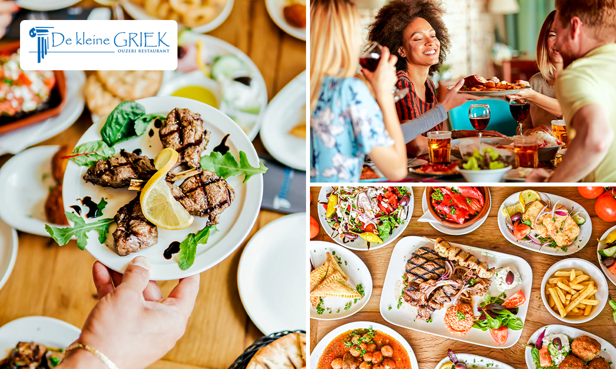 Grieks 3-gangen keuzediner bij De Kleine Griek in hartje Delft