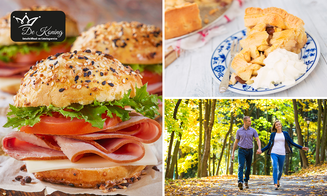 Wandelarrangement incl. gebak en 2-gangenlunch bij De Koning
