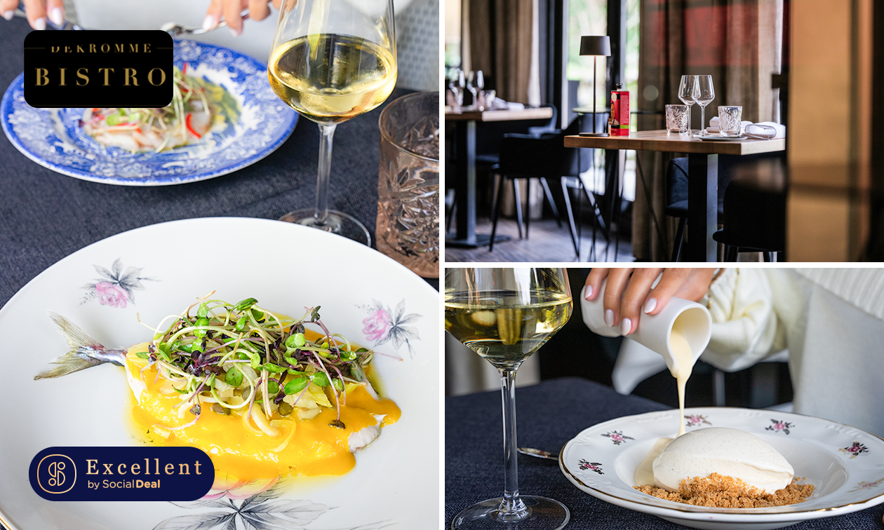 3-gangenlunch of -diner van de chef bij De Kromme Bistro