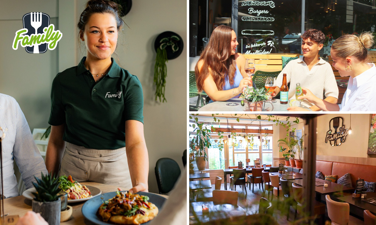 2-gangen keuzelunch bij Family Heemstede