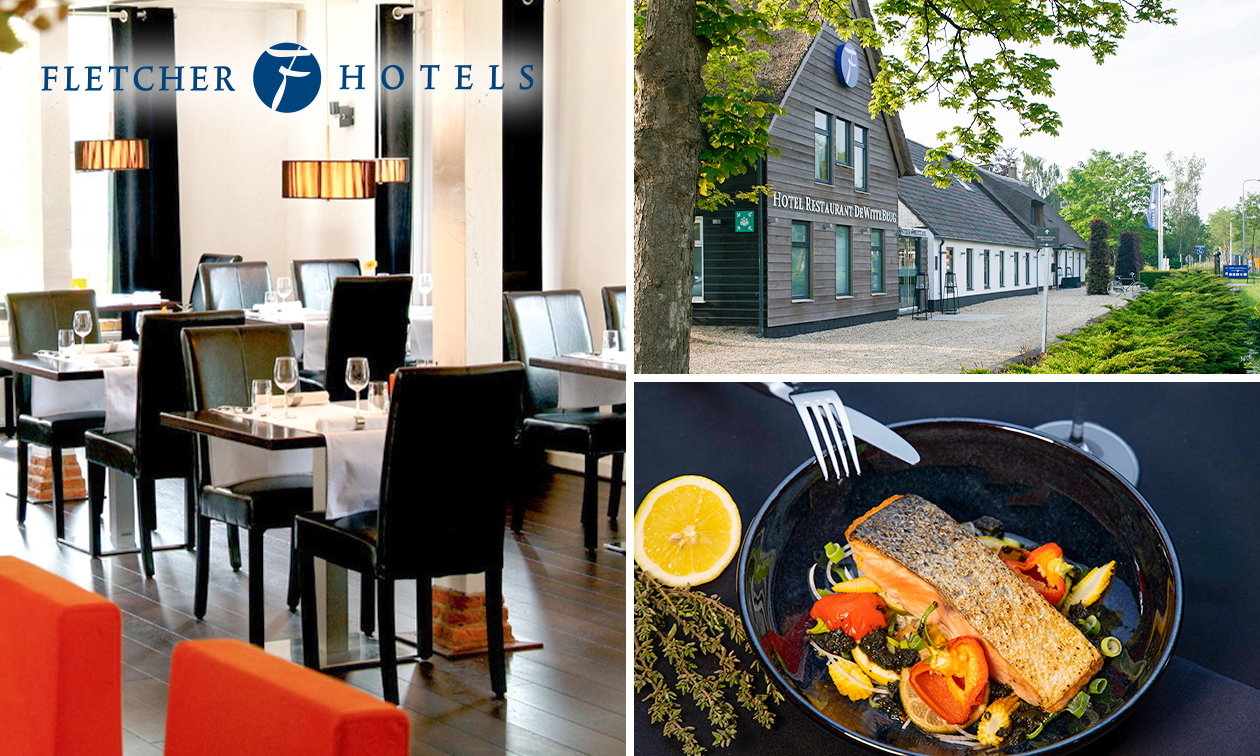 3-gangen Fletcher's Keuzemenu bij Fletcher Hotels