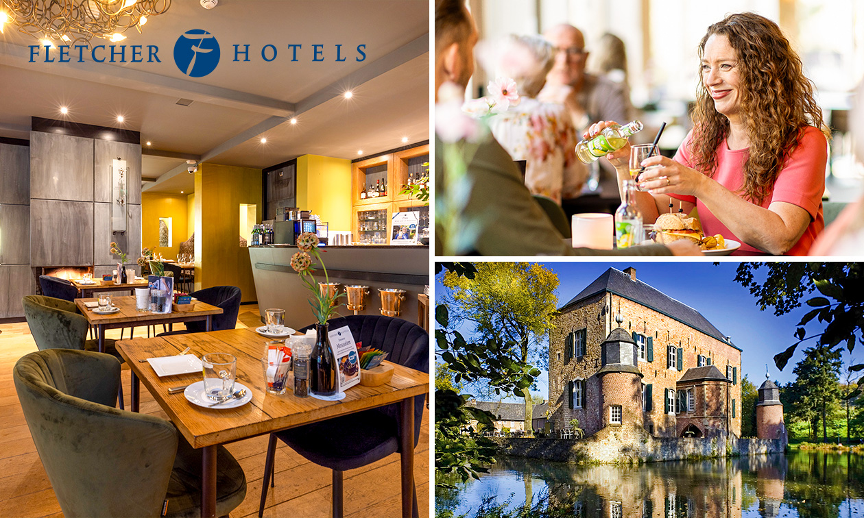 Lunch voor 2 bij Fletcher Hotels
