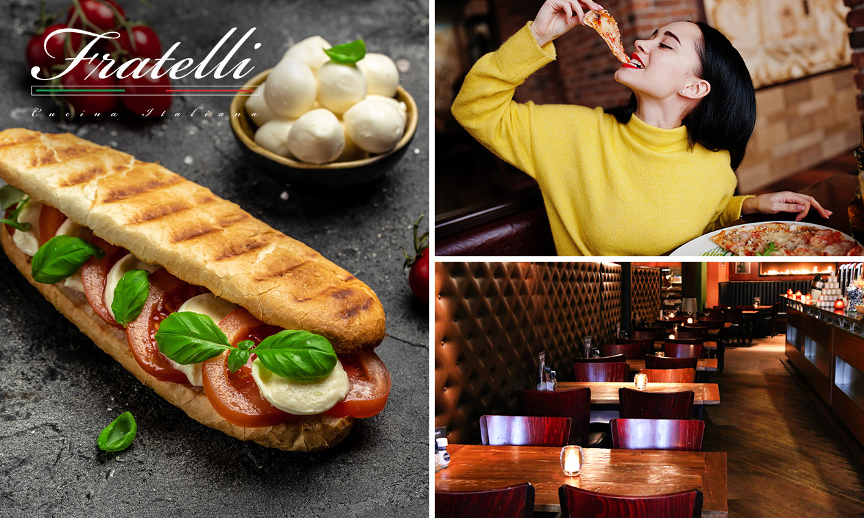 2-gangen keuzelunch bij Fratelli aan de Beestenmarkt in Delft