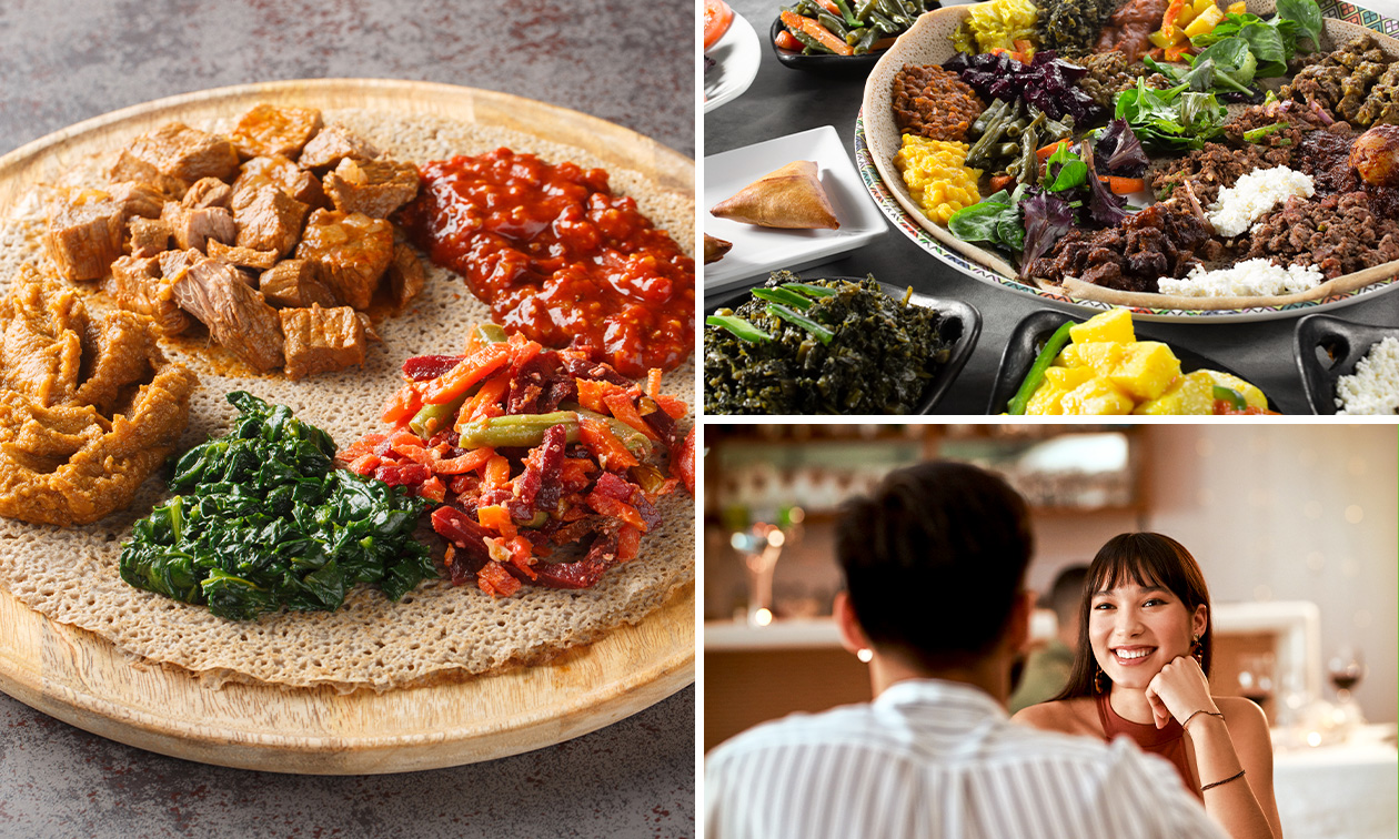 Plateau van de chef + dessert