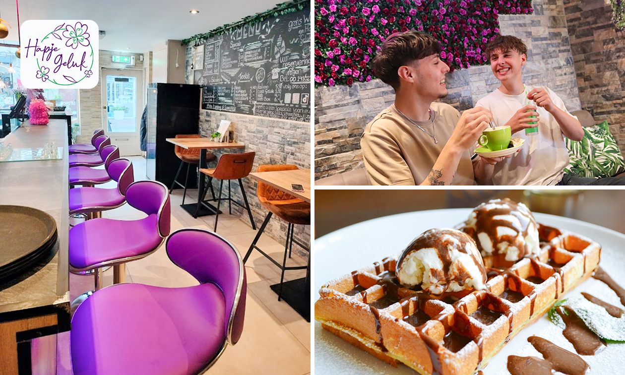 Warme drank + wafel naar keuze bij Hapje Geluk in hartje Middelburg