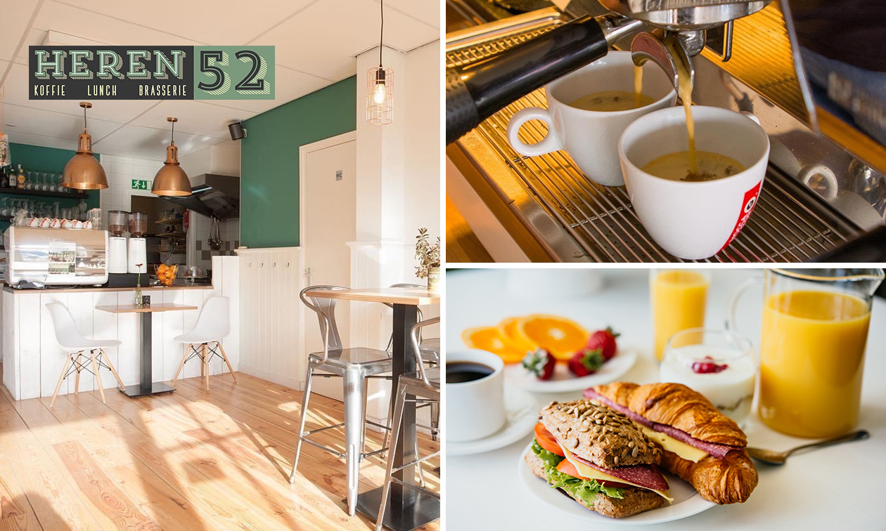 Ontbijt + kleine jus d'orange bij Heren 52