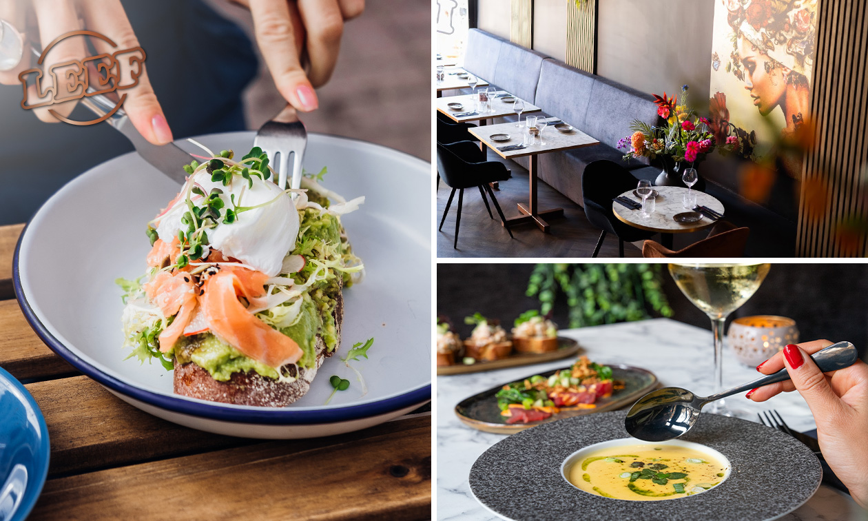 2- of 3-gangen keuzelunch bij LEEF Restaurant
