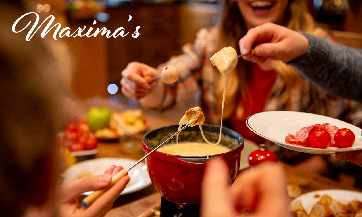 Kaasfondue bij Maxima's