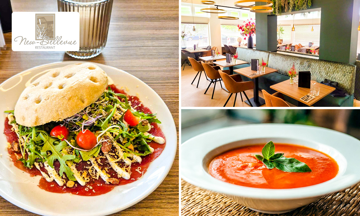 2-gangenlunch à la carte aan het water