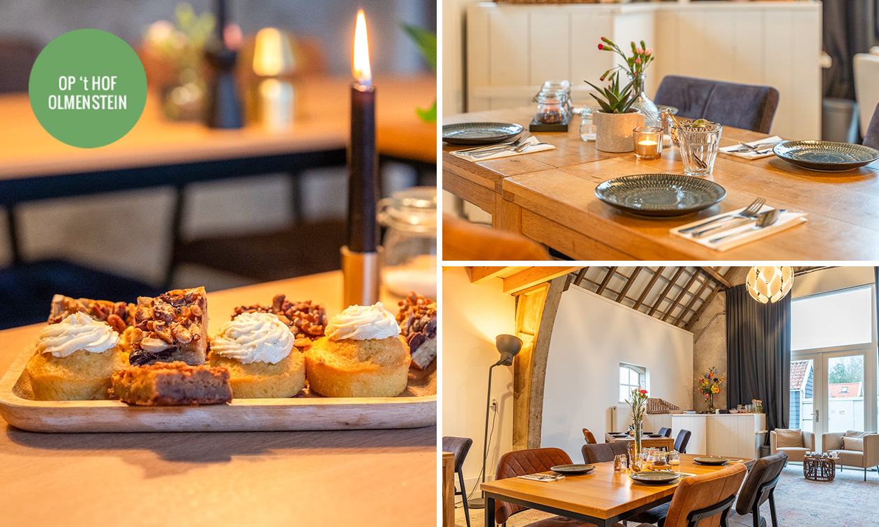 2-gangen high tea (2 uur) bij Op 't Hof Olmenstein
