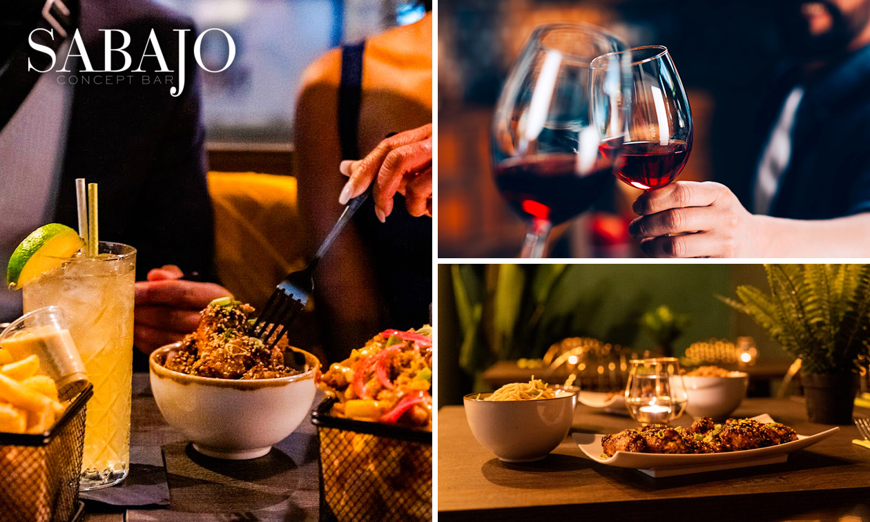 Shared dining-diner (8 gerechtjes) bij Sabajo Concept Bar