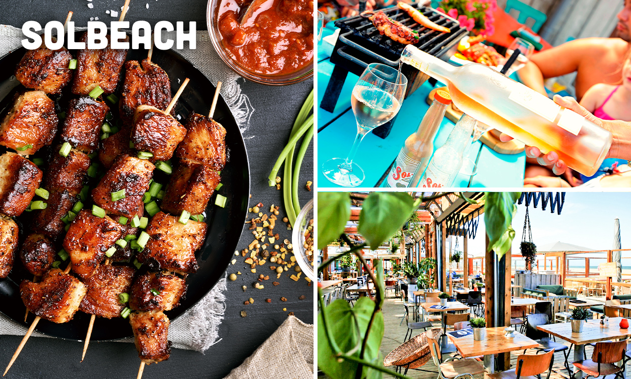 Hoofdgerecht naar keuze bij Solbeach