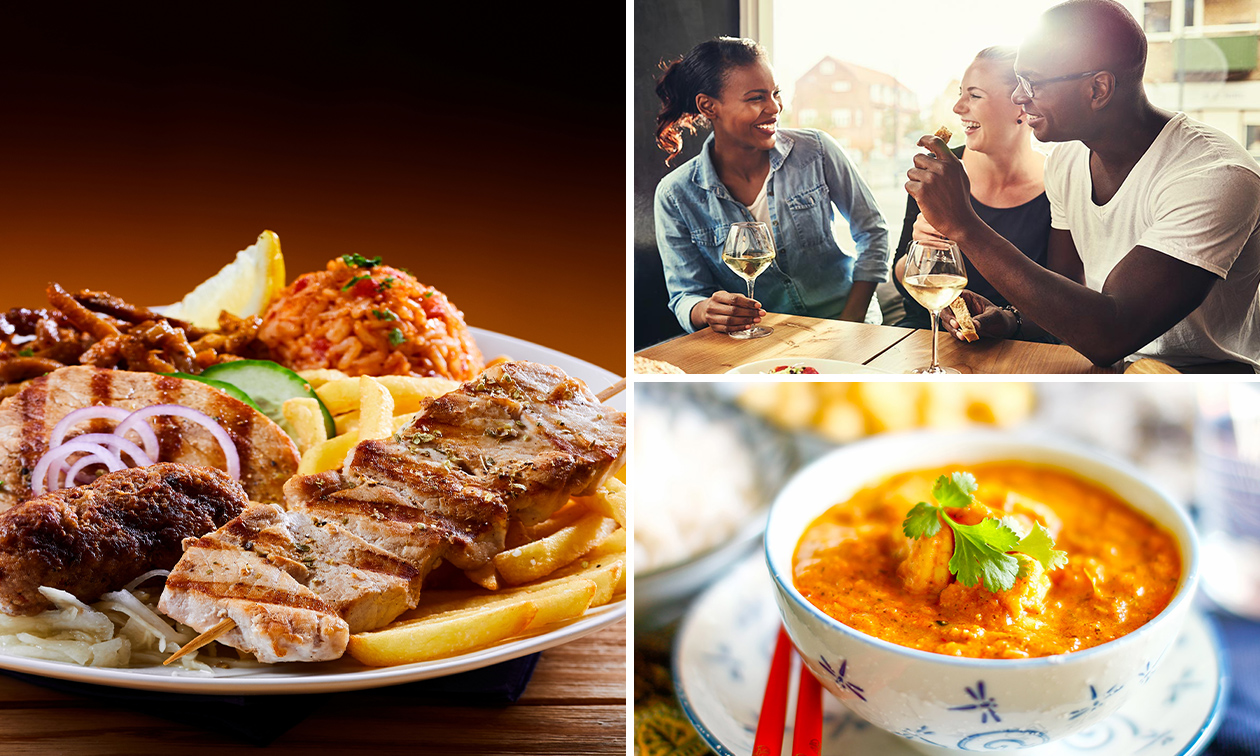 Voorgerecht + mixed grill-plateau (4 soorten vlees) bij Steakhouse Jaffa