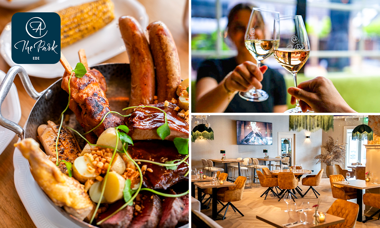 3-gangendiner van de chef + welkomstdrankje bij Restaurant @ThePark