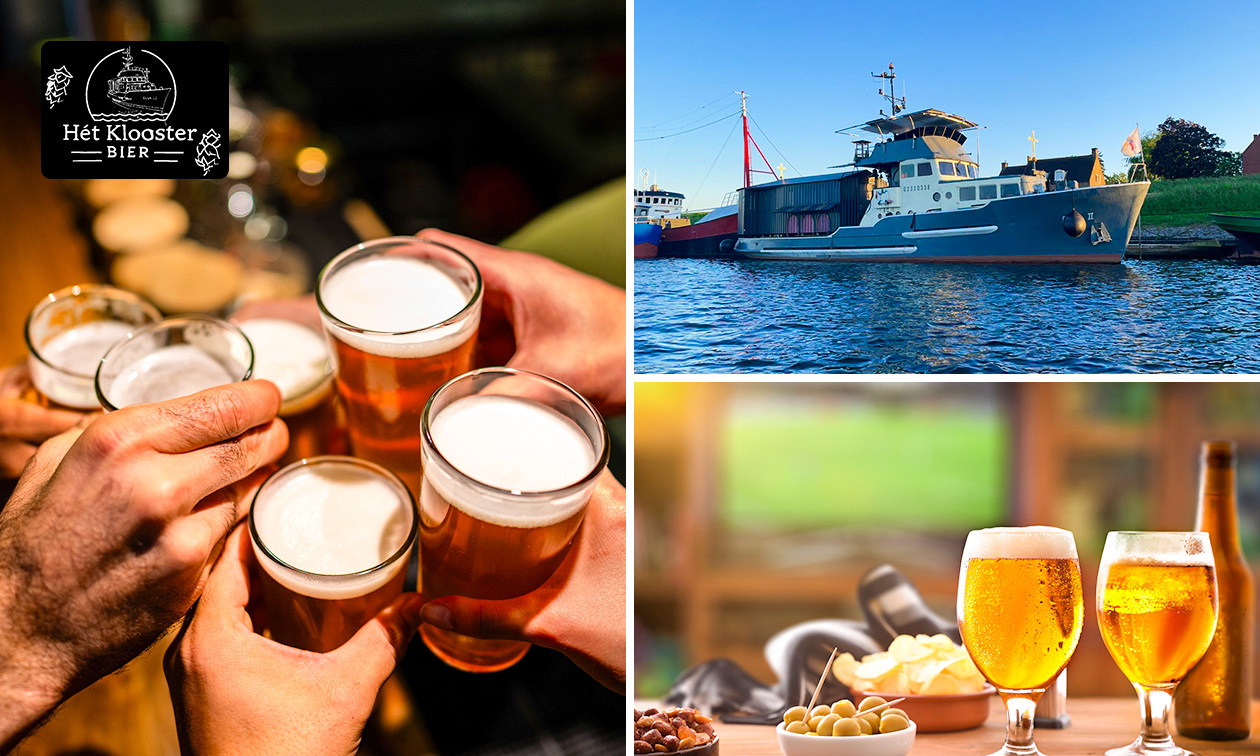 Bierproeverij met kloosterbier (3 stuks) + hapjes